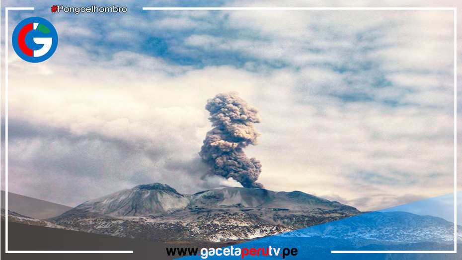 Arequipa: el volcán Sabancaya registra 33 explosiones en las últimas 24 horas
