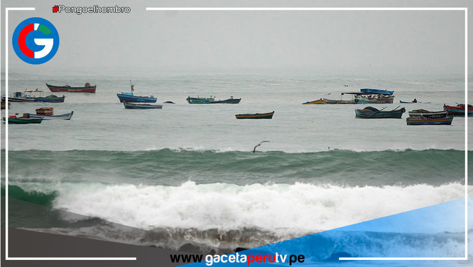 Recomiendan suspender labores de pesca por presencia de oleajes intensos