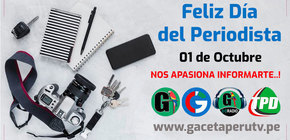 Saludos por el Día del Periodista