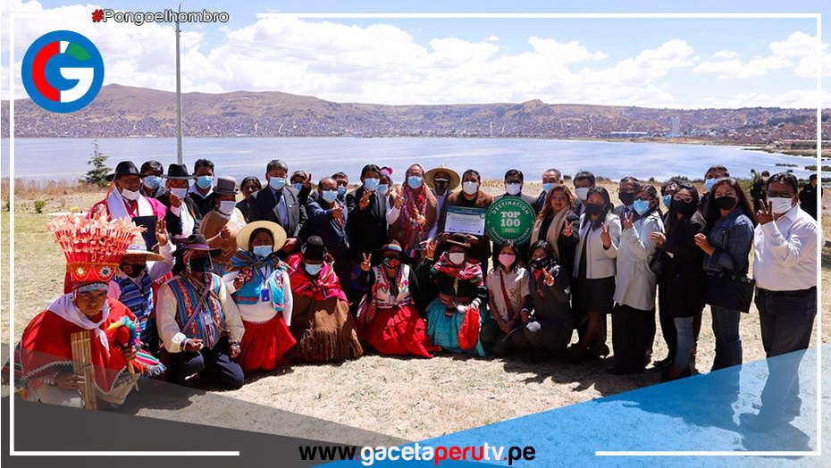 Entregan reconocimientos al Titicaca, Ruta del Café y Bahuaja Sonene