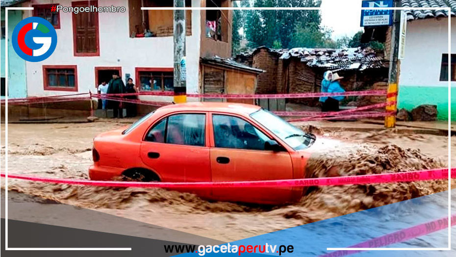 Lluvias intensas activan quebradas y afectan 5 viviendas en Los Baños del Inca en Cajamarca
