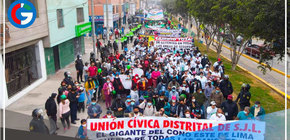 En San Juan de Lurigancho marchan en contra de Sedapal