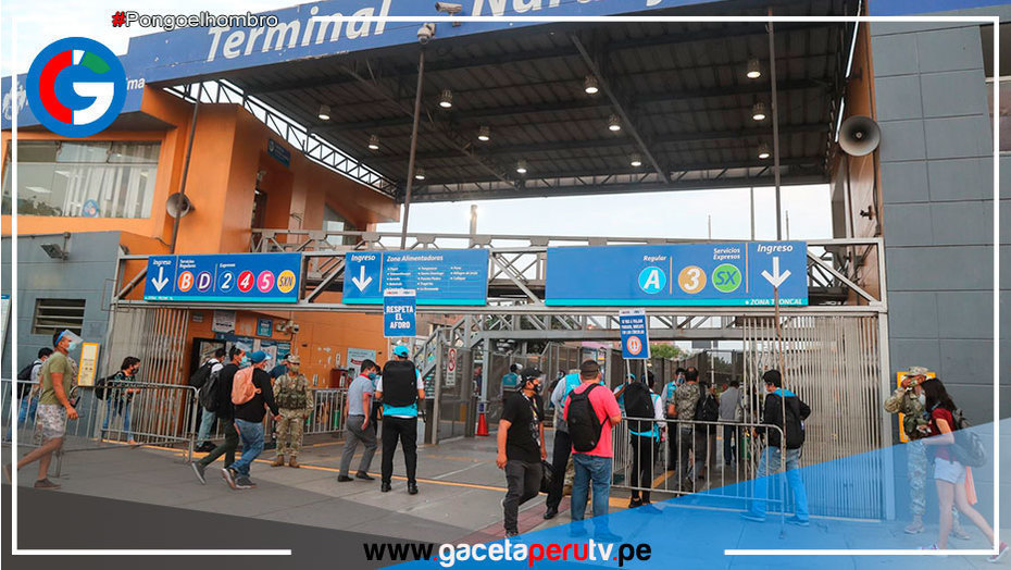 Metropolitano: realizan pruebas gratuitas de descarte de covid-19 en estación Naranjal