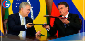 Los presidentes Duque y Bolsonaro se comprometen a defender la Amazonia