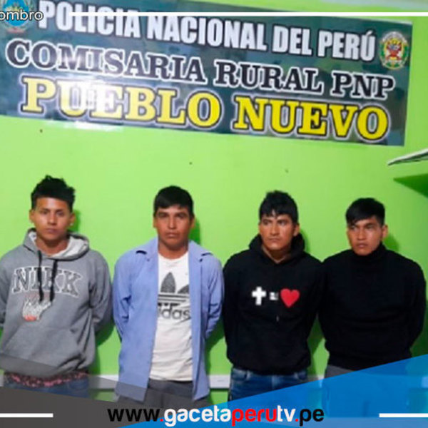 Desarticulan banda dedicaba al robo agravado en Chepén