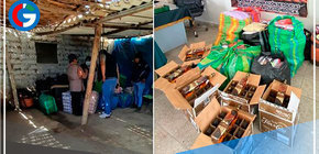 Tacna: Hallan contrabando de licores y prendas oculto en casa de Alto Tomasiri