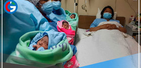 Joven madre alumbra trillizos en hospital ancashino de Carhuaz 