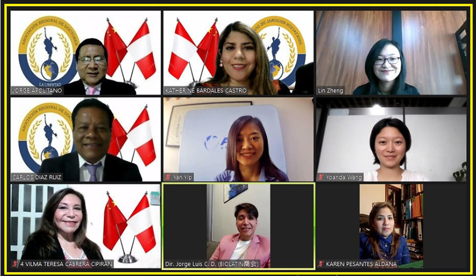 Se realizó el Primer Encuentro Académico entre ARDOC (Perú) y AEIC (china)