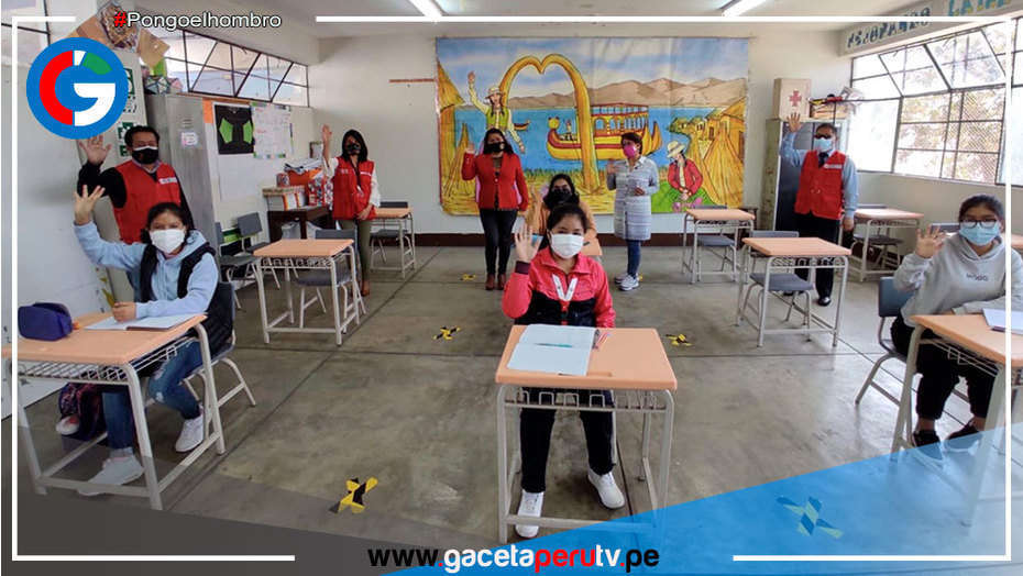 Colegio de Breña es cuarta institución pública en volver a clases semipresenciales