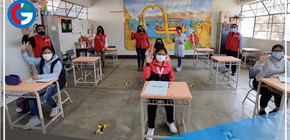 Colegio de Breña es cuarta institución pública en volver a clases semipresenciales