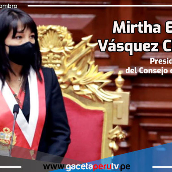 Mirtha Vásquez jura como presidenta del Consejo de Ministros