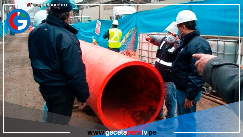 Alertan de posible colapso de colector Canto Grande por fisuras y deformaciones de tubería