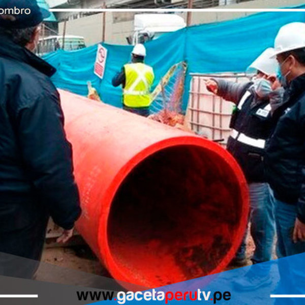 Alertan de posible colapso de colector Canto Grande por fisuras y deformaciones de tubería