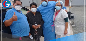 Mujer le gana la batalla al covid-19 tras 40 días de hospitalización en Áncash 