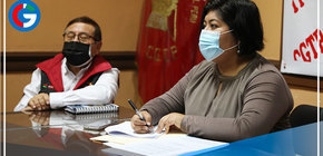 Betssy Chávez, se reúne con dirigentes de la CGTP 