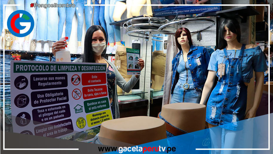 Clientes vacunados contra covid-19 tendrán descuento del 10% en Gamarra