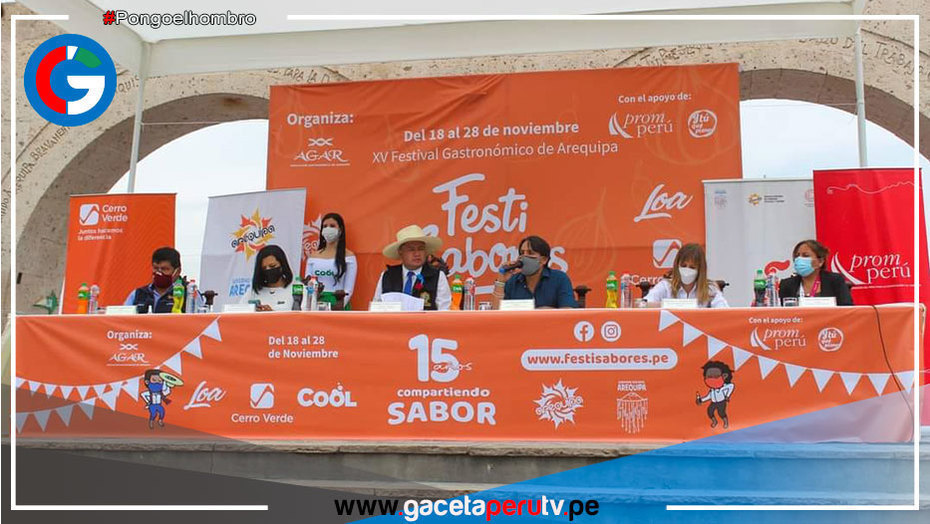 Autoridades de Arequipa invitan a degustar de su deliciosa comida durante festival Festisabores