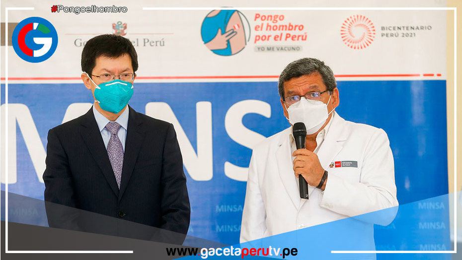 Minsa recibe donación de un millón de dosis de Sinopharm
