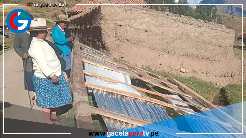 Declaran inhabitables a tres viviendas afectadas por vientos fuertes en Huaraz