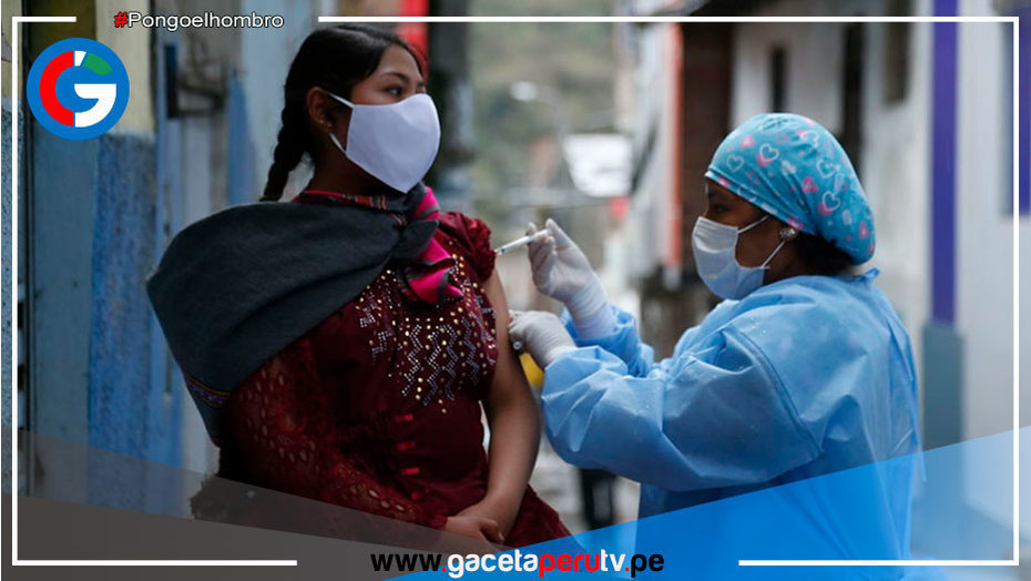 Perú ya vacunó con dos dosis al 56 % de su población objetivo