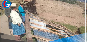 Declaran inhabitables a tres viviendas afectadas por vientos fuertes en Huaraz