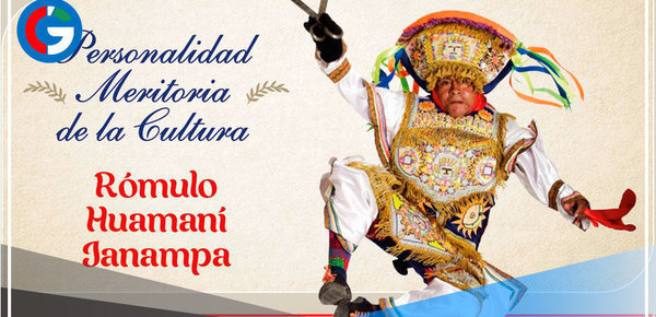 Distinguen de Personalidad Meritoria de la Cultura a difusor de la Danza de Tijera 