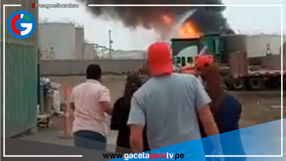 Incendio de grandes proporciones se registró en el Callao