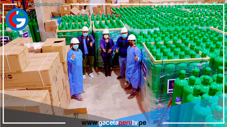 Distribuyen balones de oxígeno, pruebas antígenas, congeladoras en Áncash