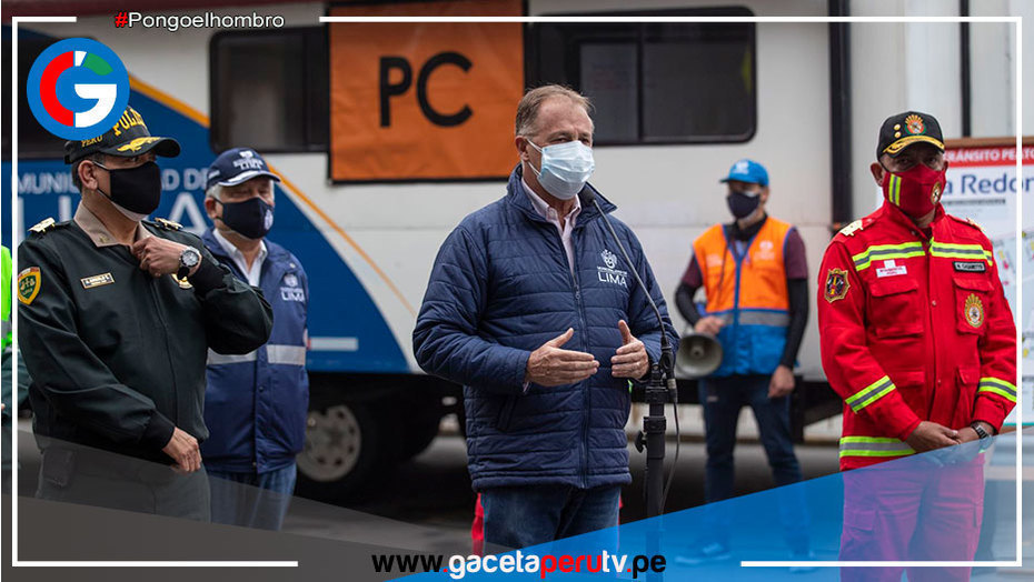 Municipio de Lima instala puesto de comando para la atención de emergencias en Mesa Redonda