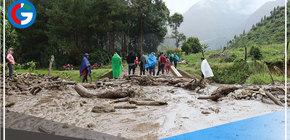 Huaico afecta 4 viviendas, 2 km de vía, 4.5 hectáreas de cultivo, piscigranja en Pasco