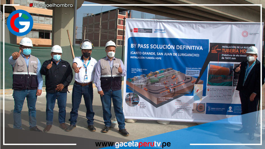 Sedapal inicia marcha blanca de solución definitiva del colector en San Juan de Lurigancho