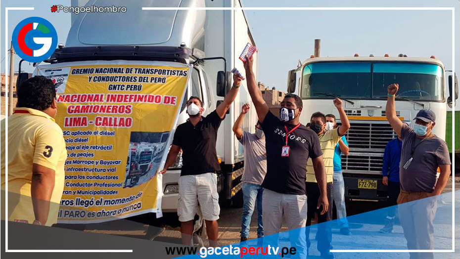 Gremios de transportistas anuncian paro el lunes 8 de noviembre