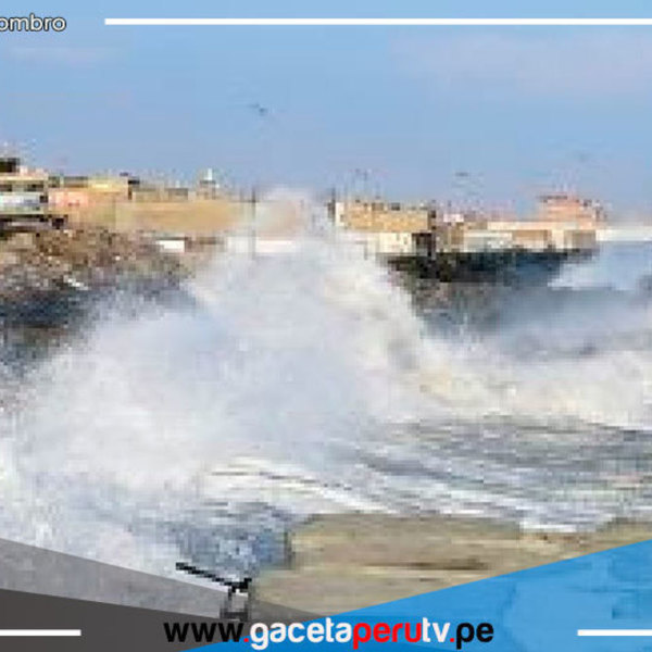 Advierten que oleajes afectarán a todo el litoral hasta mañana jueves