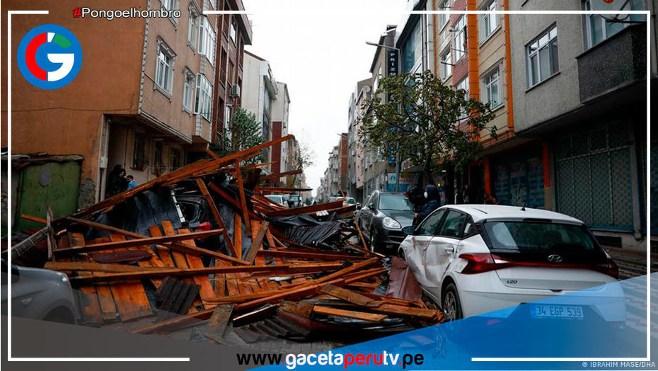 Temporal de viento en Estambul deja cinco muertos y 63 heridos
