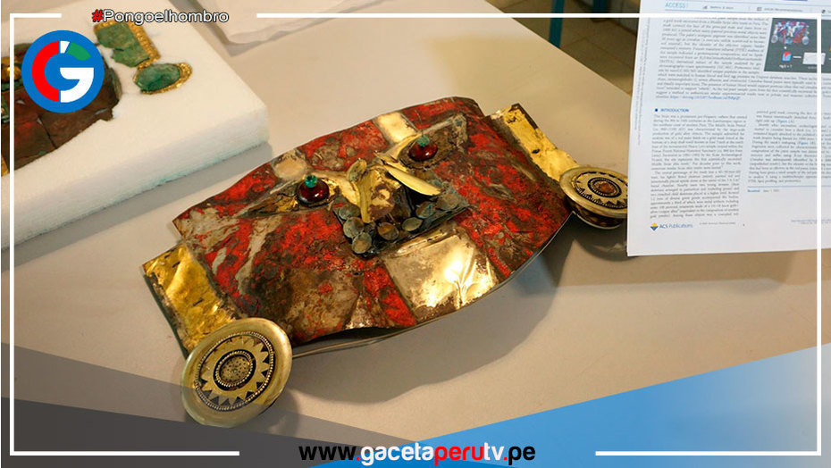 Chiclayo: ¿Por qué hay sangre humana y clara de huevo en la máscara del Señor de Sicán?
