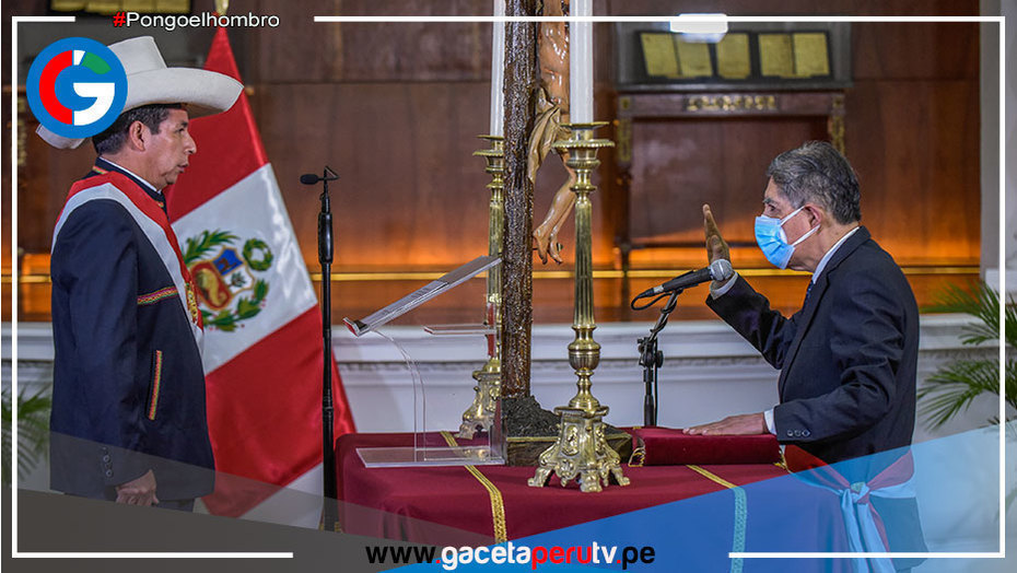 Nuevo ministro del Interior jura en Palacio de Gobierno
