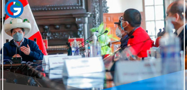 Representantes de medios locales de provincias se reúnen con presidente Pedro Castillo