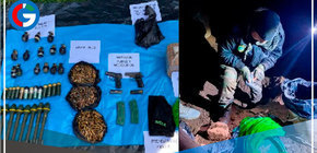 Hallan material de guerra y documentación de SL en Huancavelica