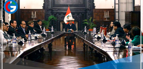 El presidente Pedro Castillo se reunió con las asociaciones de radio y televisión de las regiones y el colegio de periodistas del Perú