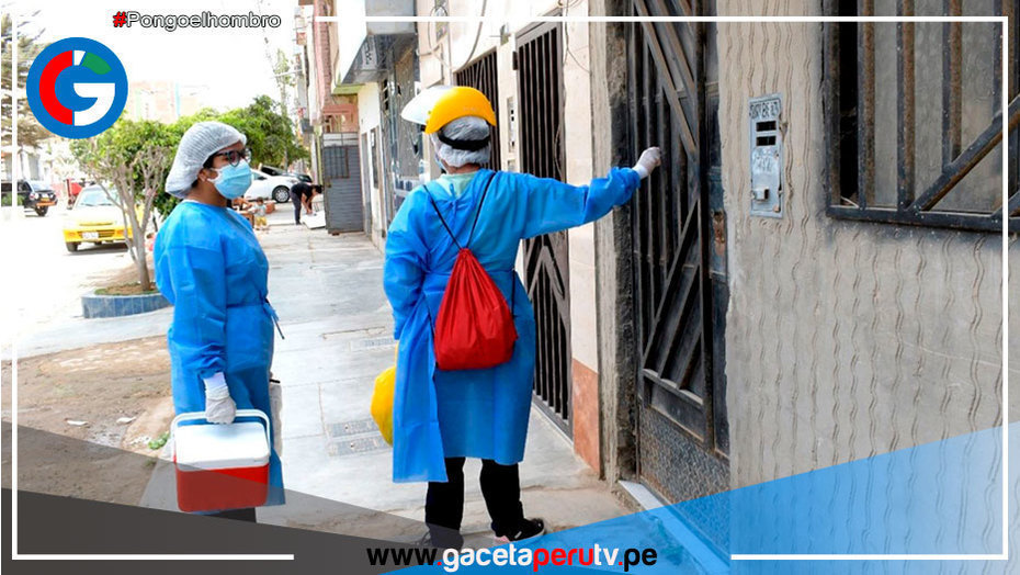 Brigadas refuerzan barrido casa por casa para evitar tercera ola de covid-19 en Lambrayeque