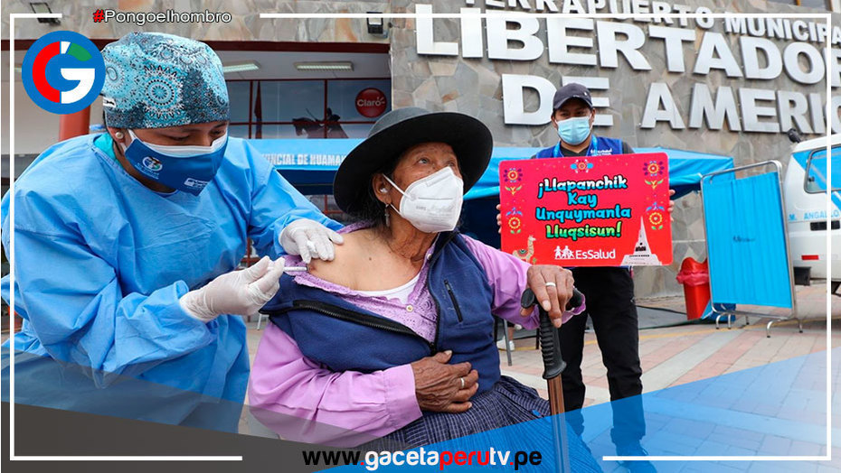 Intensifican vacunación contra el covid-19 en la región Ayacucho
