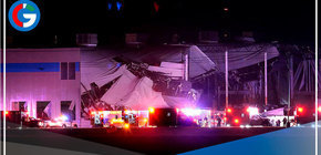 Colapsa un almacén de Amazon en Illinois y hay varios desaparecidos