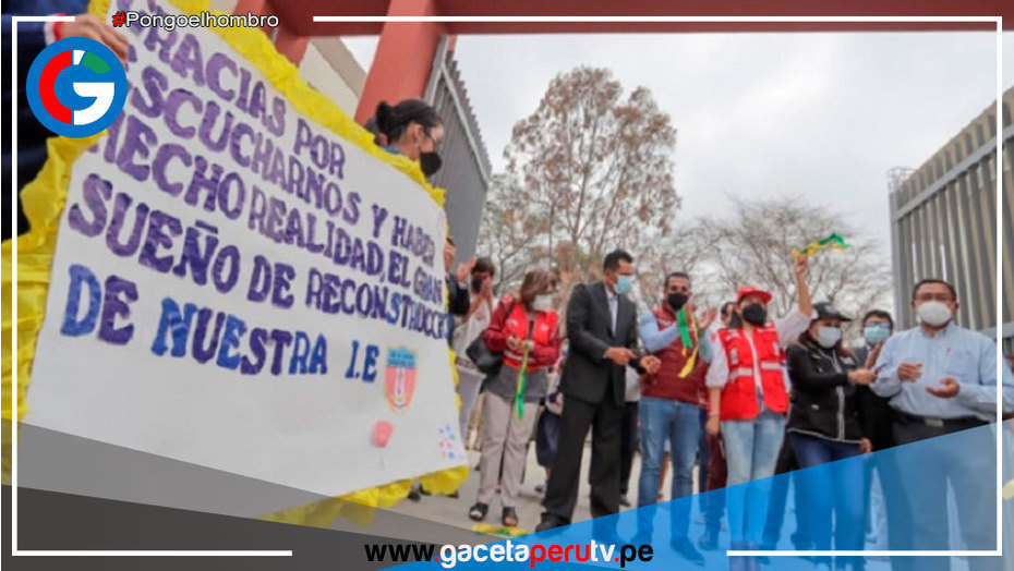 Con inversión de S/ 14 millones reemplazan dos colegios en Lambayeque