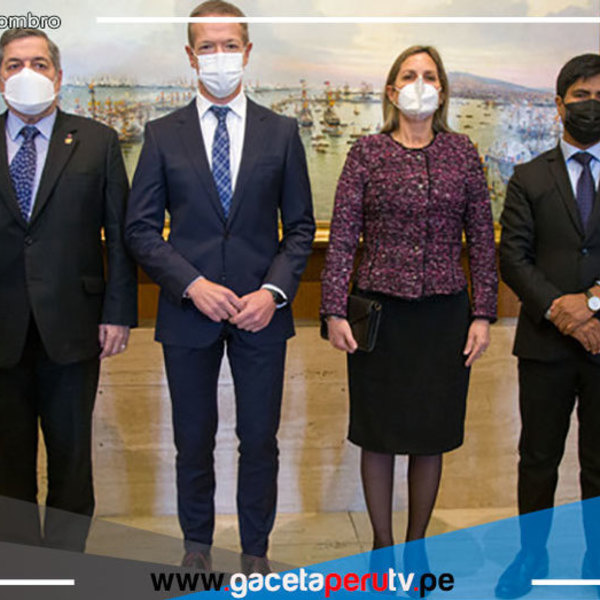 Presidenta del Congreso, se reunió con presidente del Senado Español, quien ha dado positivo a covid-19