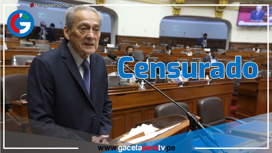 Censuraron al ministro de Educación, Carlos Gallardo