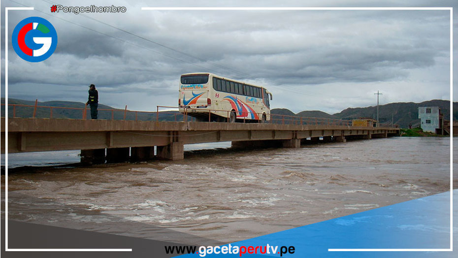 Declaran al río Huancané en alerta naranja e Indeci advierte que podría causar daños