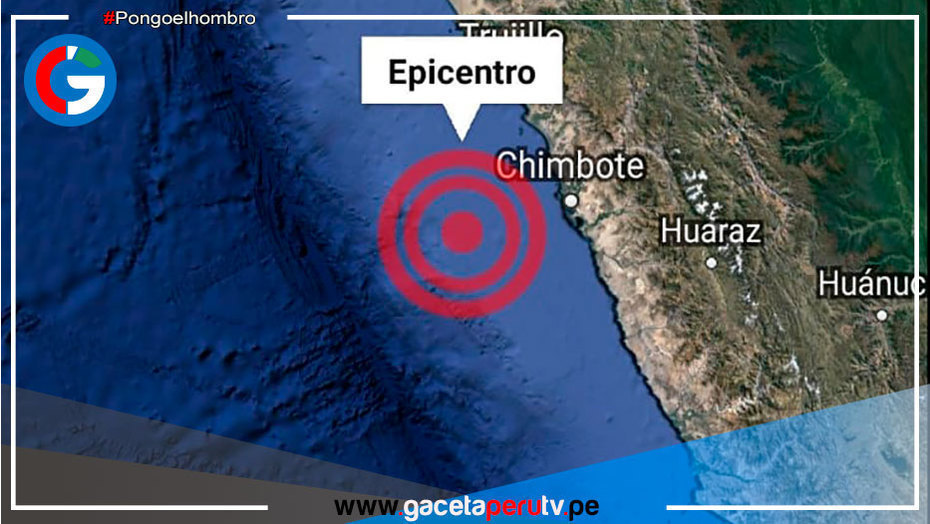 En Áncash se registró un sismo de magnitud 5 esta tarde