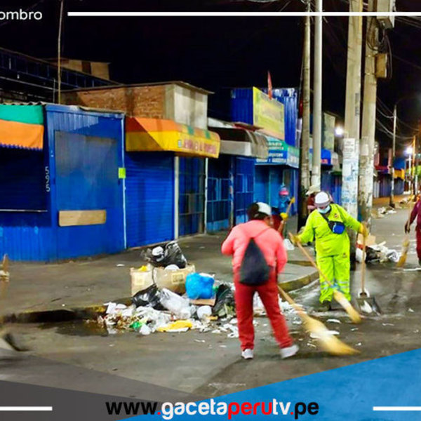 Más de 300 toneladas de residuos se recogieron tras celebración de Navidad en Chimbote