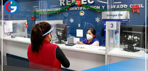 Reniec atenderá hasta las 7:30 p.m. hoy 29 y mañana 30 de diciembre 