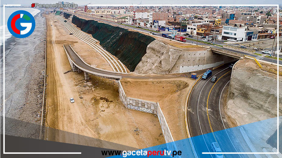 Reinician obras de la Costa Verde del Callao tras cuatro años de retrasos
